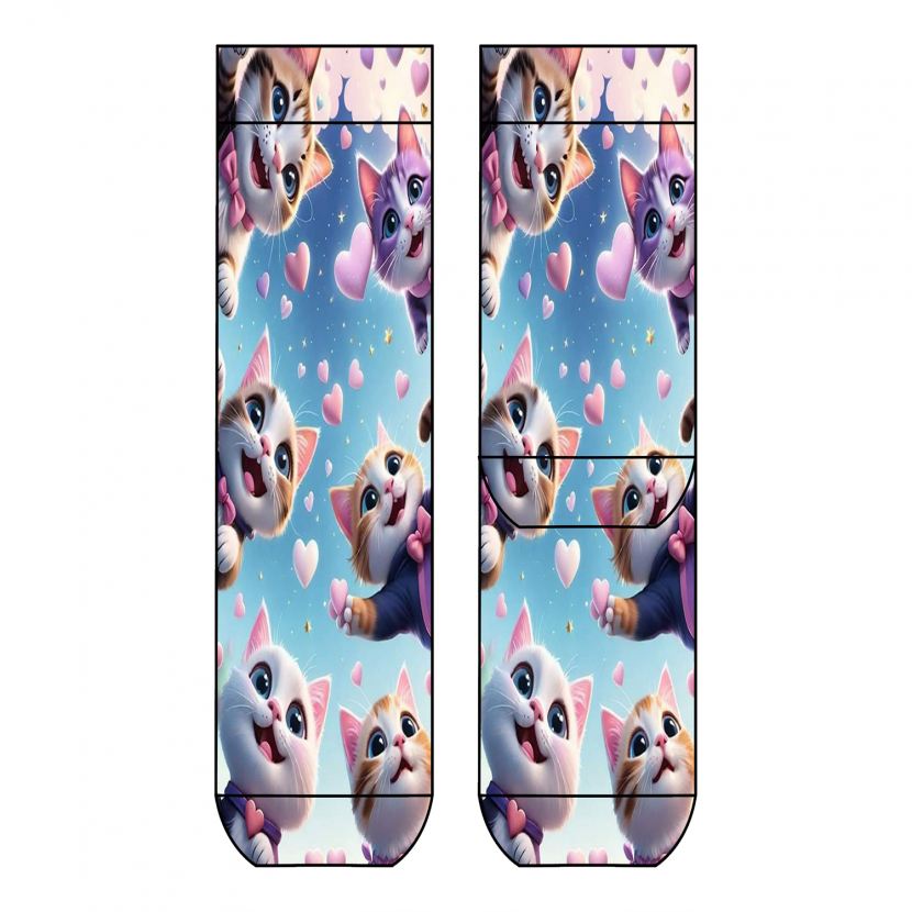 Cool 7 - Damen - Socken - Motiv - C0107